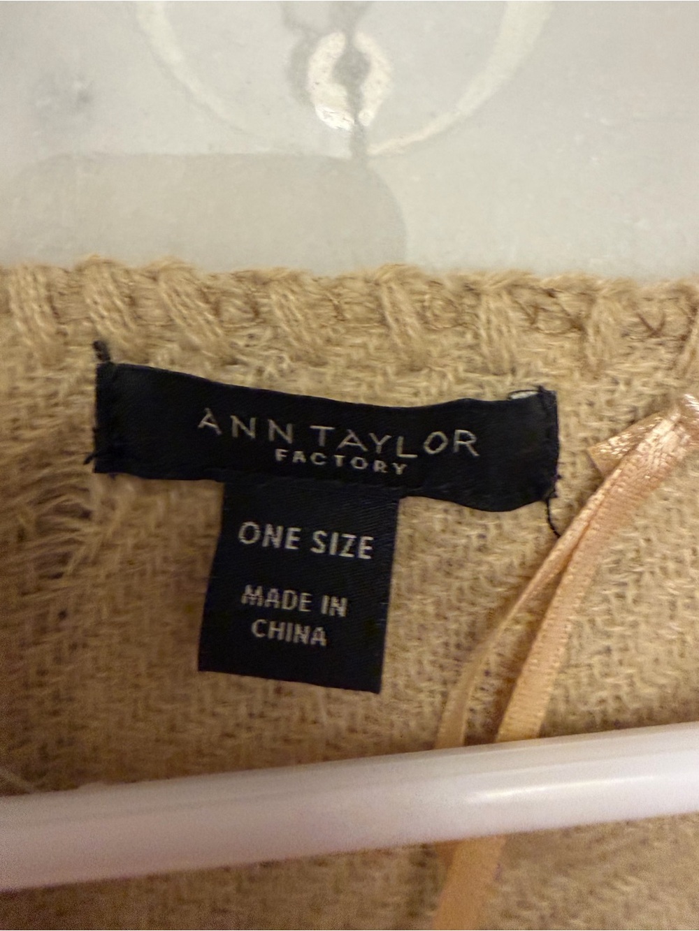 Ann Taylor Factory Neutral Beige Knit Sweater Top